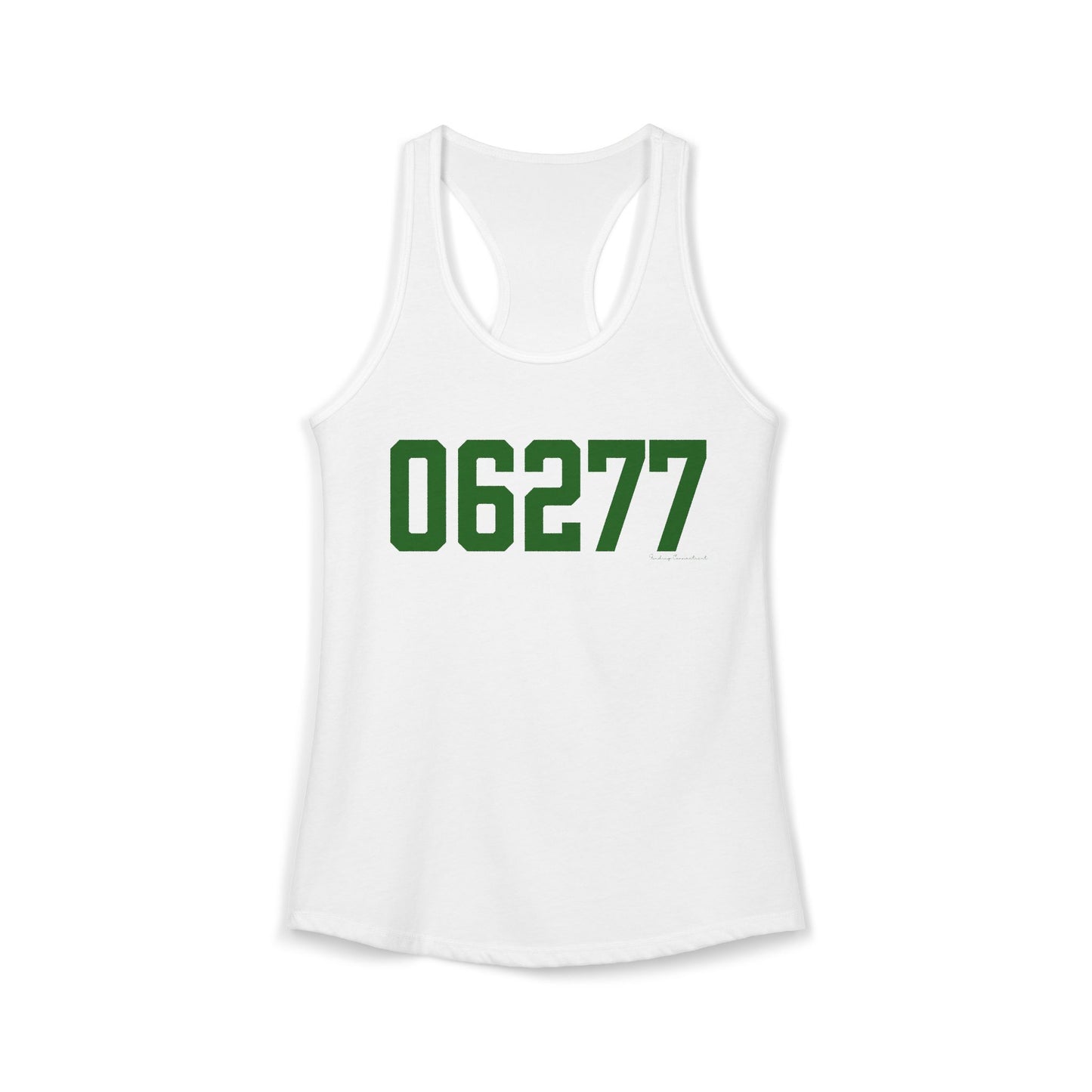 06277 Thompson Connecticut Zip Code Women's Ideal Racerback Tank Top