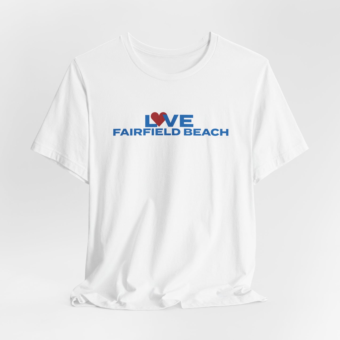 Love Fairfield Beach Unisex Jersey Short Sleeve T-Shirt