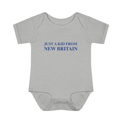 Just a kid from New Britain Infant Baby Rib Bodysuit