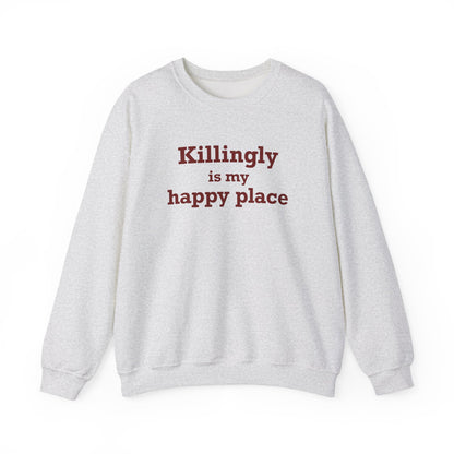 Killingly is My Happy Place Unisex Heavy Blend™ Crewneck Sweatshirt