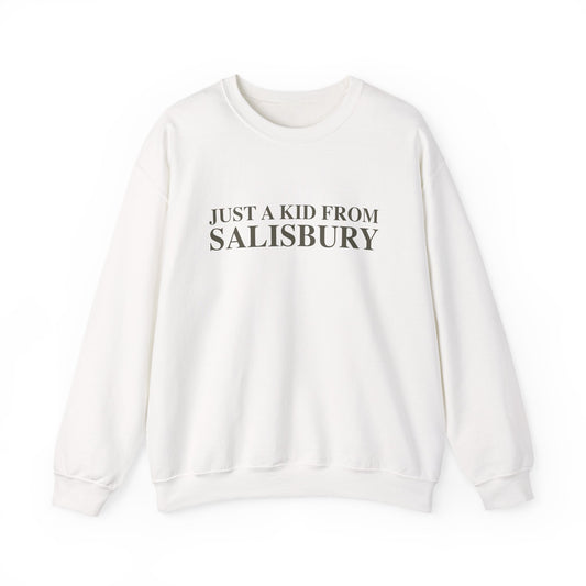 Just a kid from Salisbury Unisex Heavy Blend™ Crewneck Sweatshirt