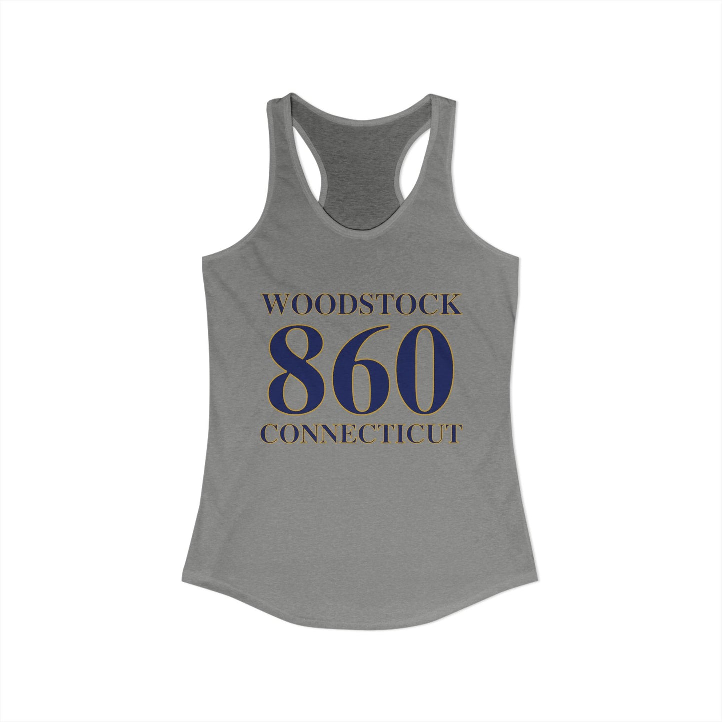 Woodstock 860 Connecticut Women's Ideal Racerback Tank Top