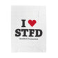 I Heart STFD Velveteen Plush Blanket