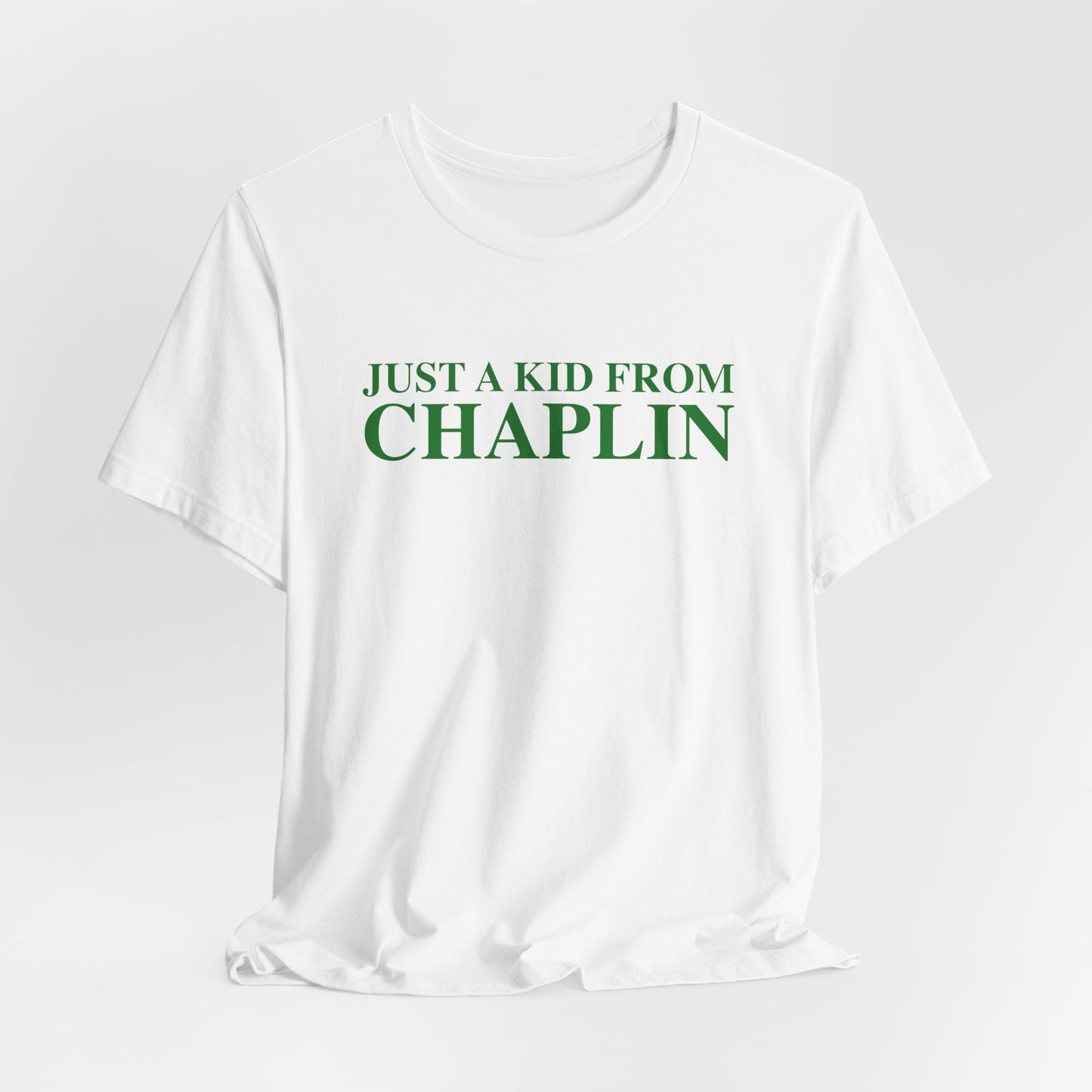 Just a kid from Chaplin Unisex Jersey Short Sleeve T-Shirt
