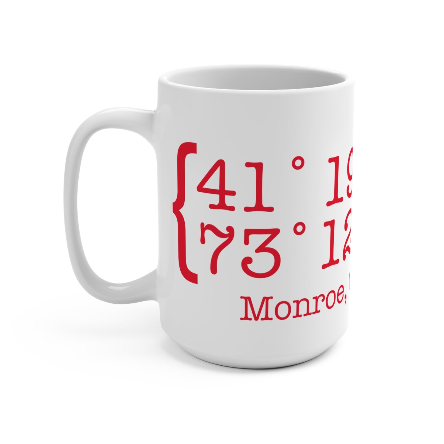 Monroe Coordinates Mug 15oz