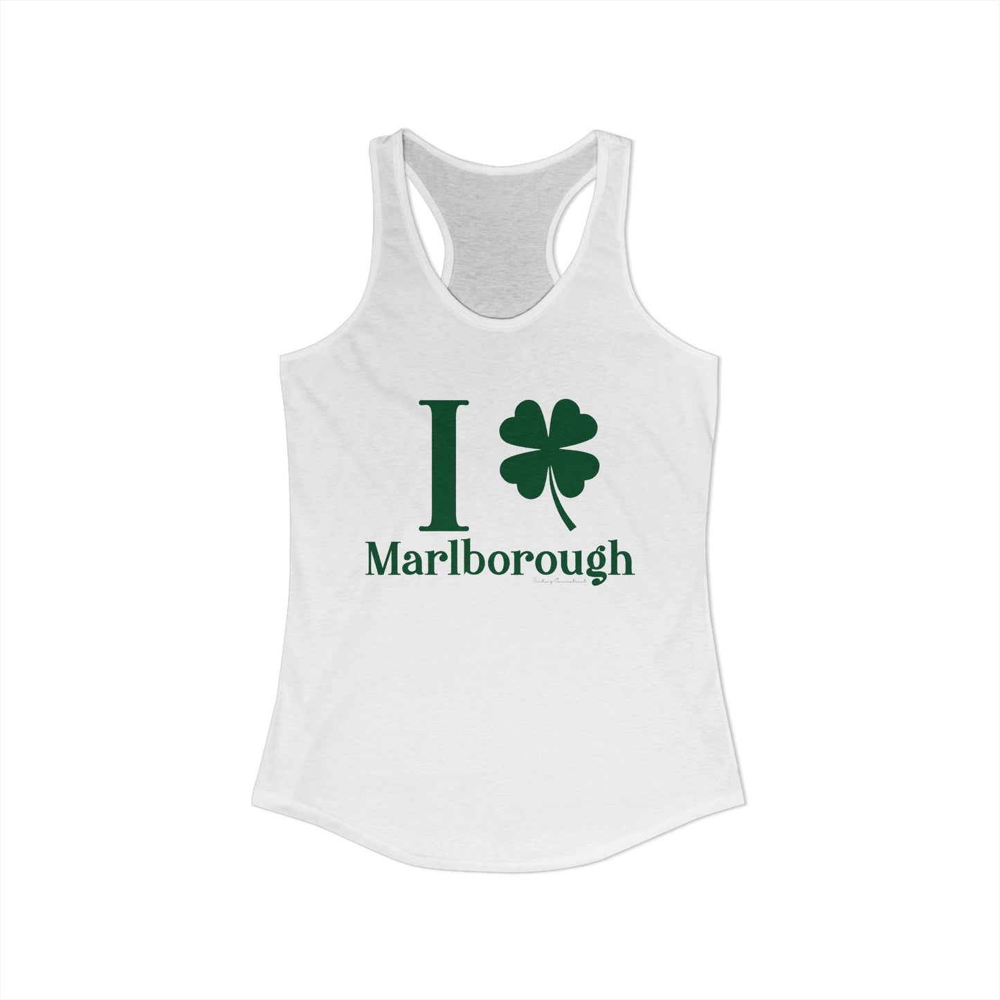 I Clover Marlborough Women's Ideal Racerback Tank Top