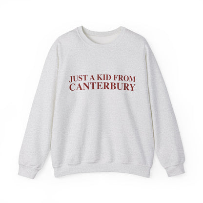 Just a kid from Canterbury Unisex Heavy Blend™ Crewneck Sweatshirt