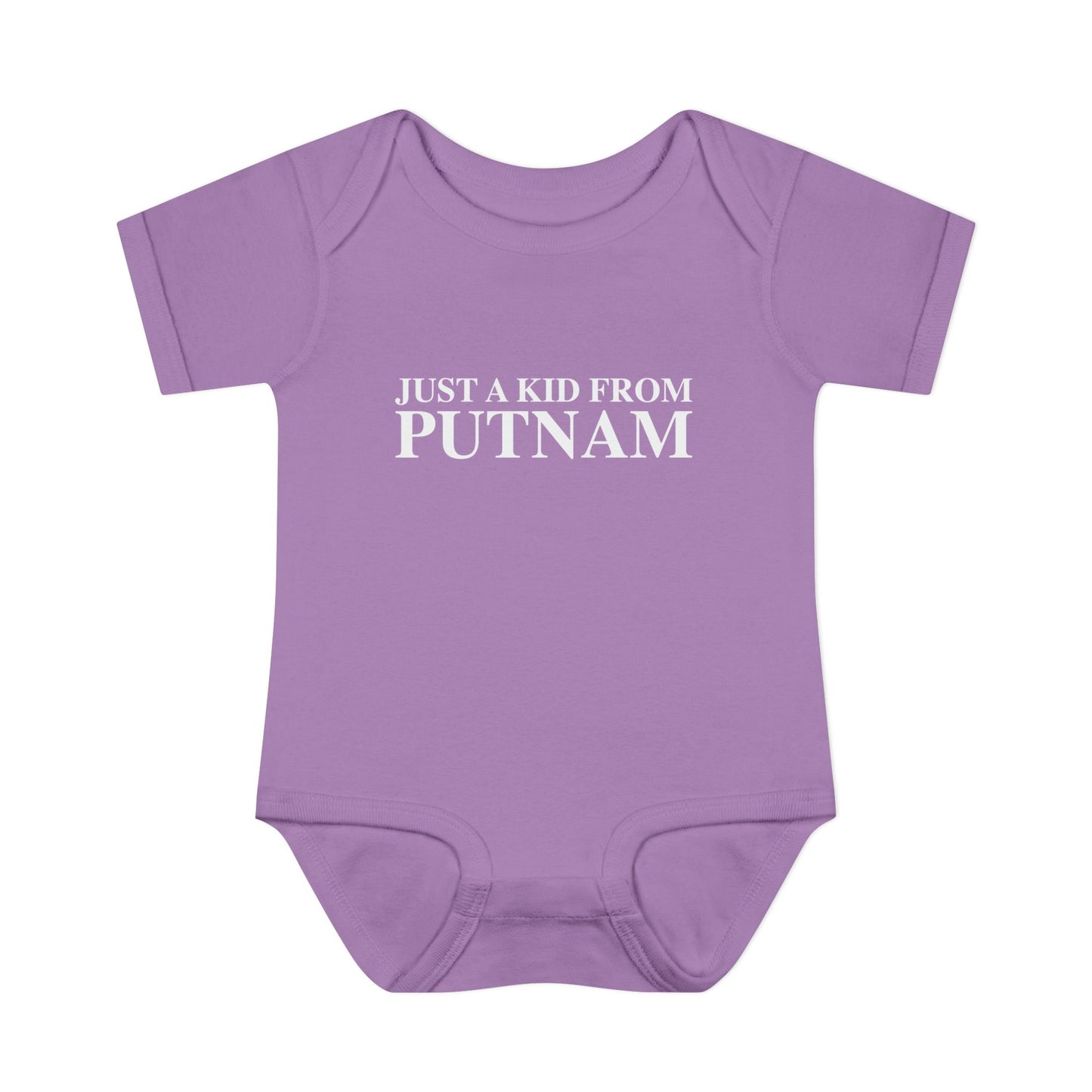 Just a kid from Putnam Infant Baby Rib Bodysuit