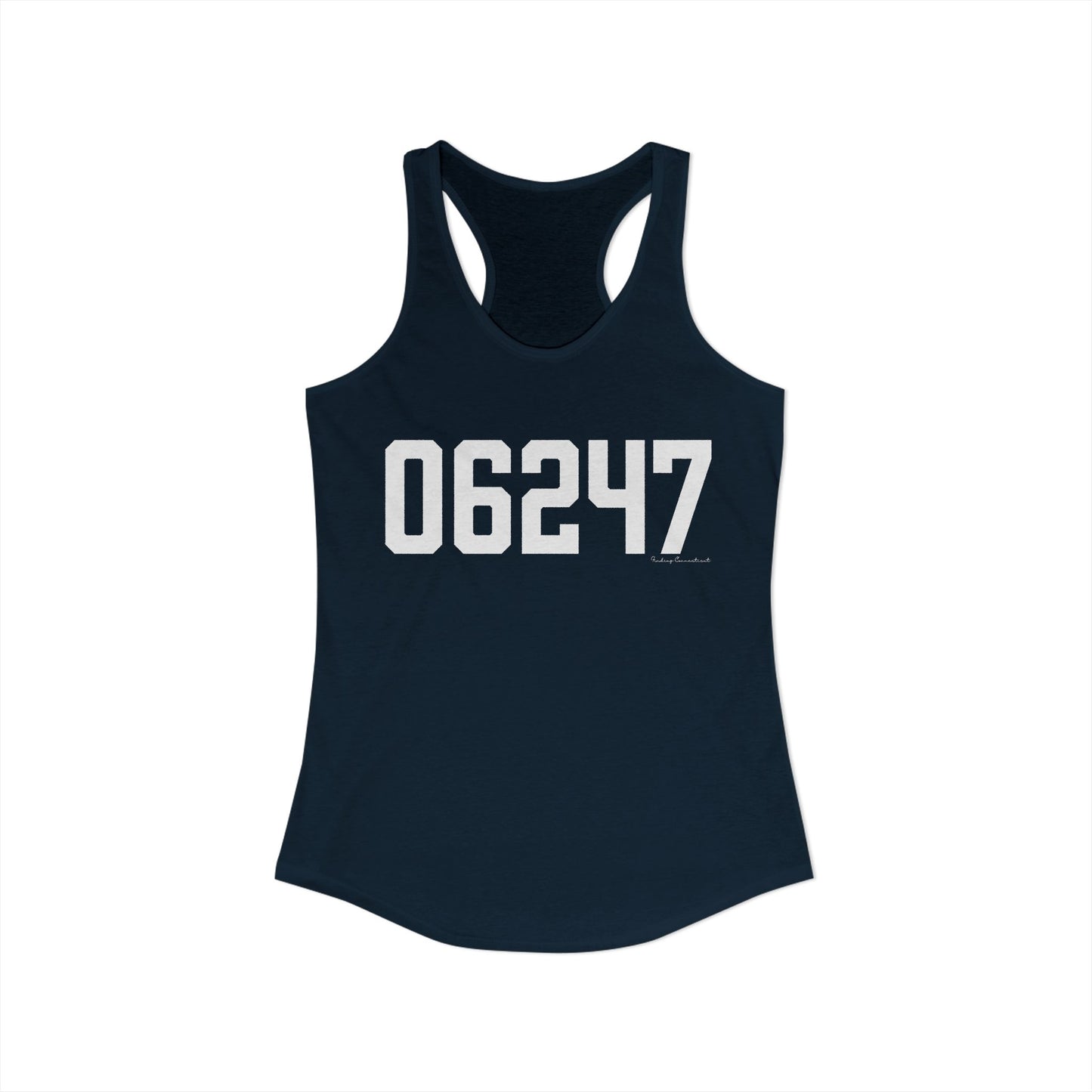 06247 Hampton CT Zip Code Women's Ideal Racerback Tank Top