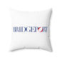 41 Tilt Bridgeport Spun Polyester Square Pillow