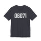 06071 Somers CT Zip Code Unisex Jersey Short Sleeve T-Shirt