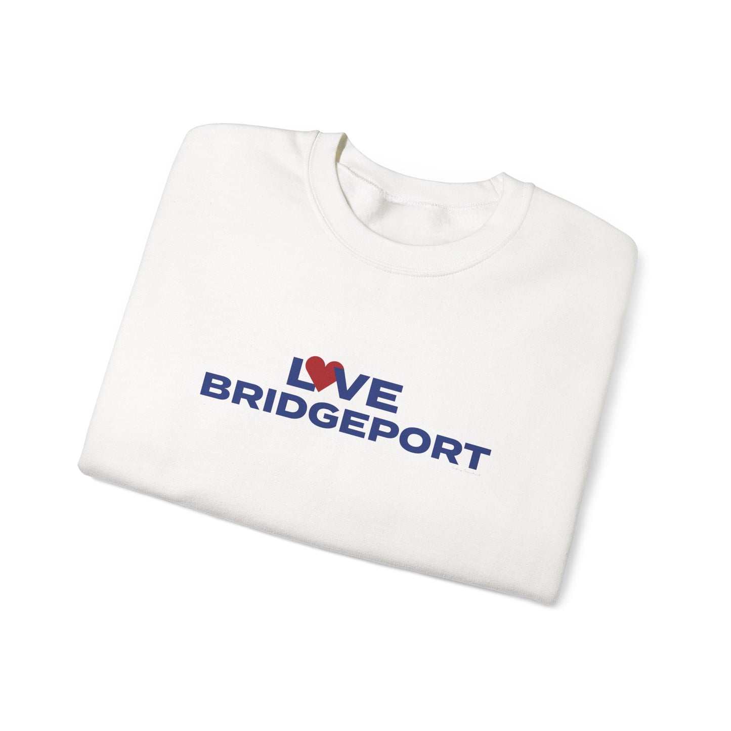Love Bridgeport Unisex Heavy Blend™ Crewneck Sweatshirt