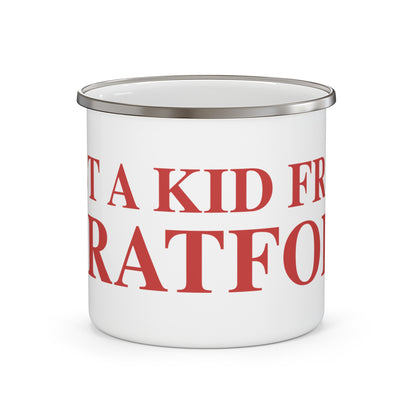 Just a kid from Stratford Enamel Camping Mug