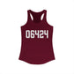 06464 East Hampton CT Zip Code Women's Ideal Racerback Tank Top