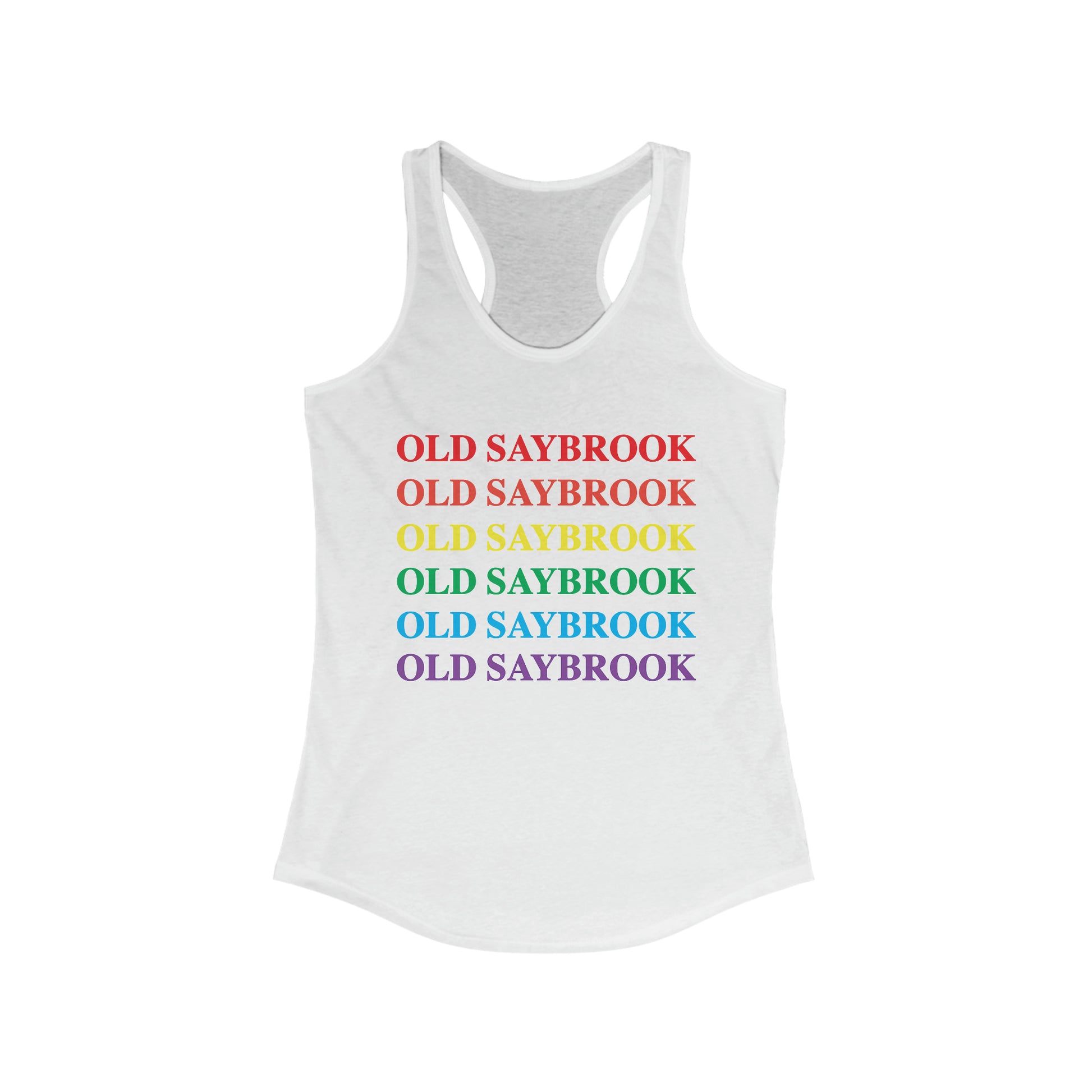 Old saybrook pride womens tank top shirt