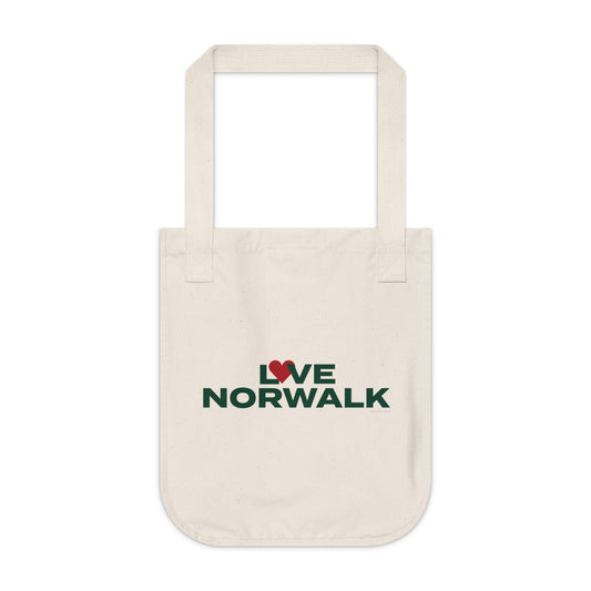 Love Norwalk Organic Canvas Tote Bag
