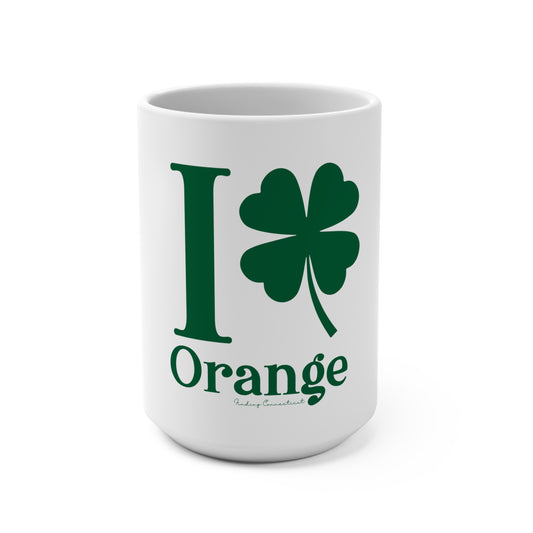 I Clover Orange Mug 15oz