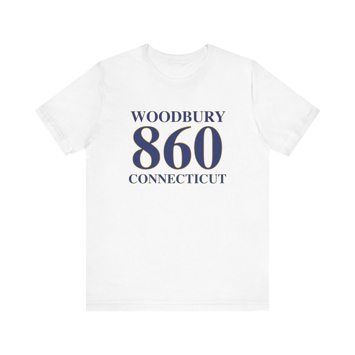 Woodbury 860 Connecticut Unisex Jersey Short Sleeve T-Shirt