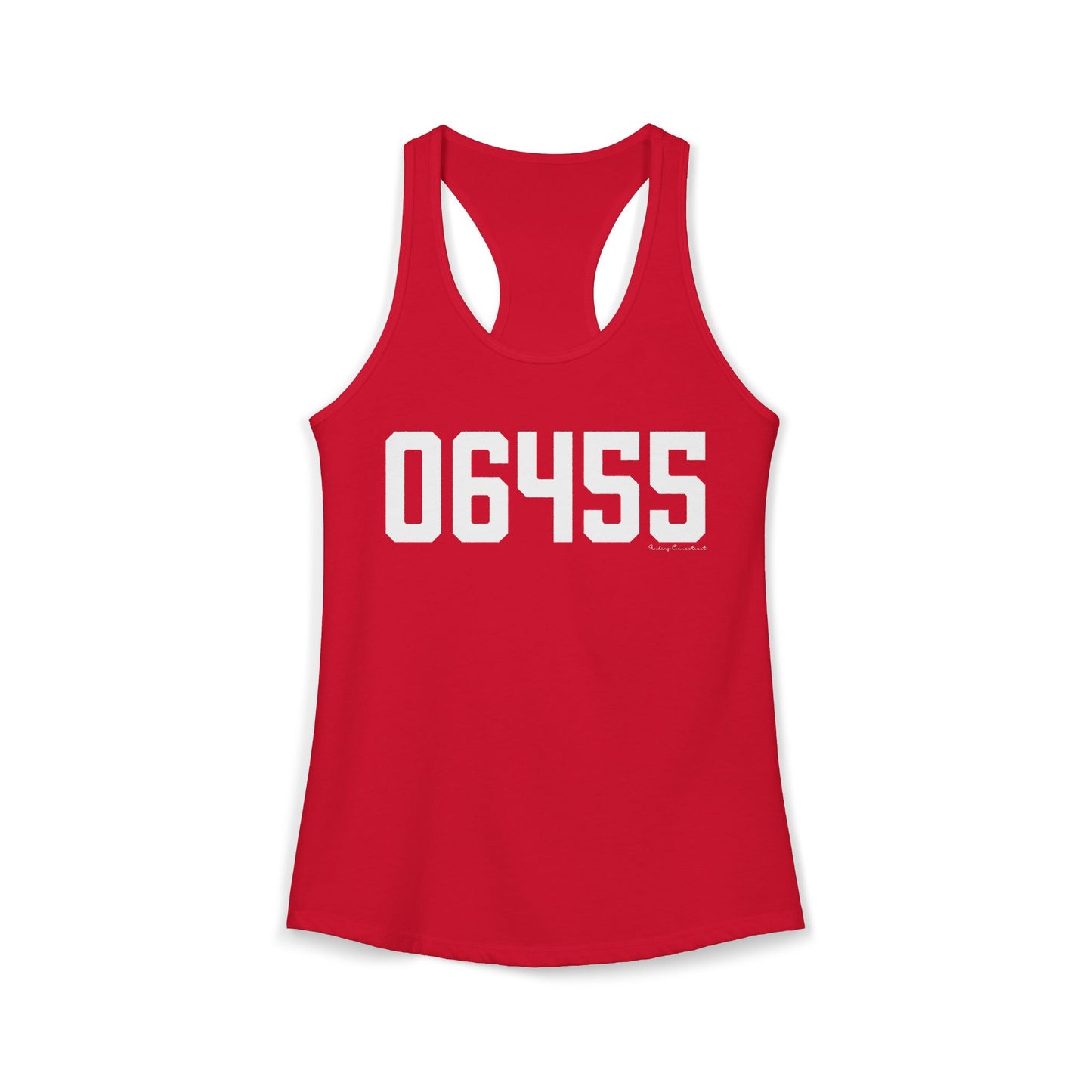 06455 Middlefield CT Zip Code Women's Ideal Racerback Tank Top