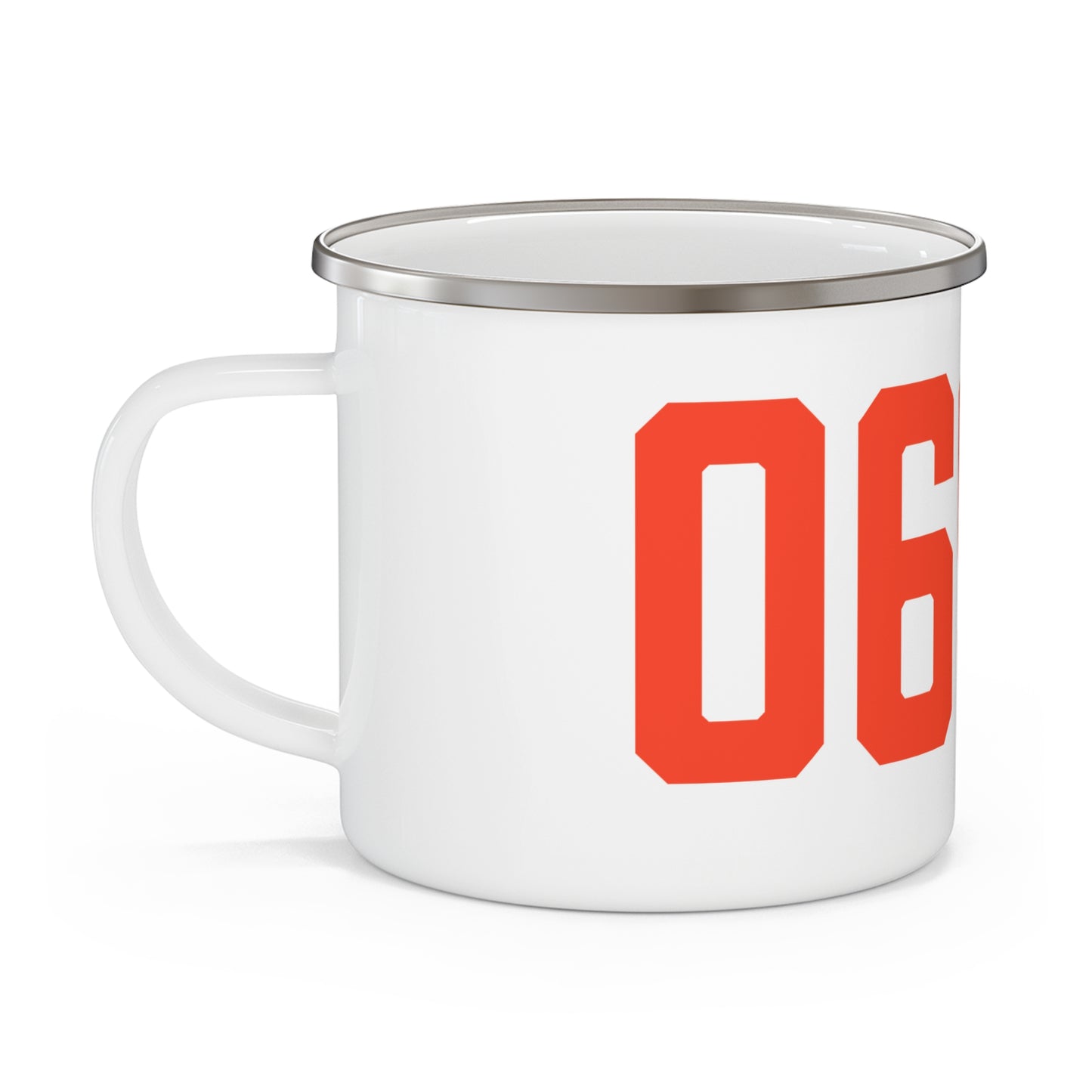 06910 Stamford Connecticut Zip Code Enamel Camping Mug