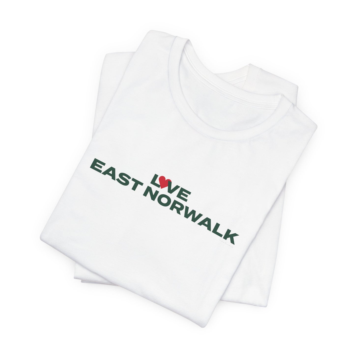 Love East Norwalk Unisex Jersey Short Sleeve T-Shirt