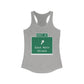 Vintage WCP Exit 67 Sign Women's Ideal Racerback Tank Top