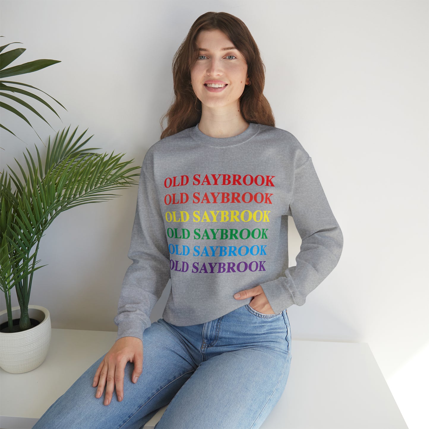 Old Saybrook Pride Unisex Heavy Blend™ Crewneck Sweatshirt