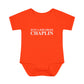 Just a kid from Chaplin Infant Baby Rib Bodysuit