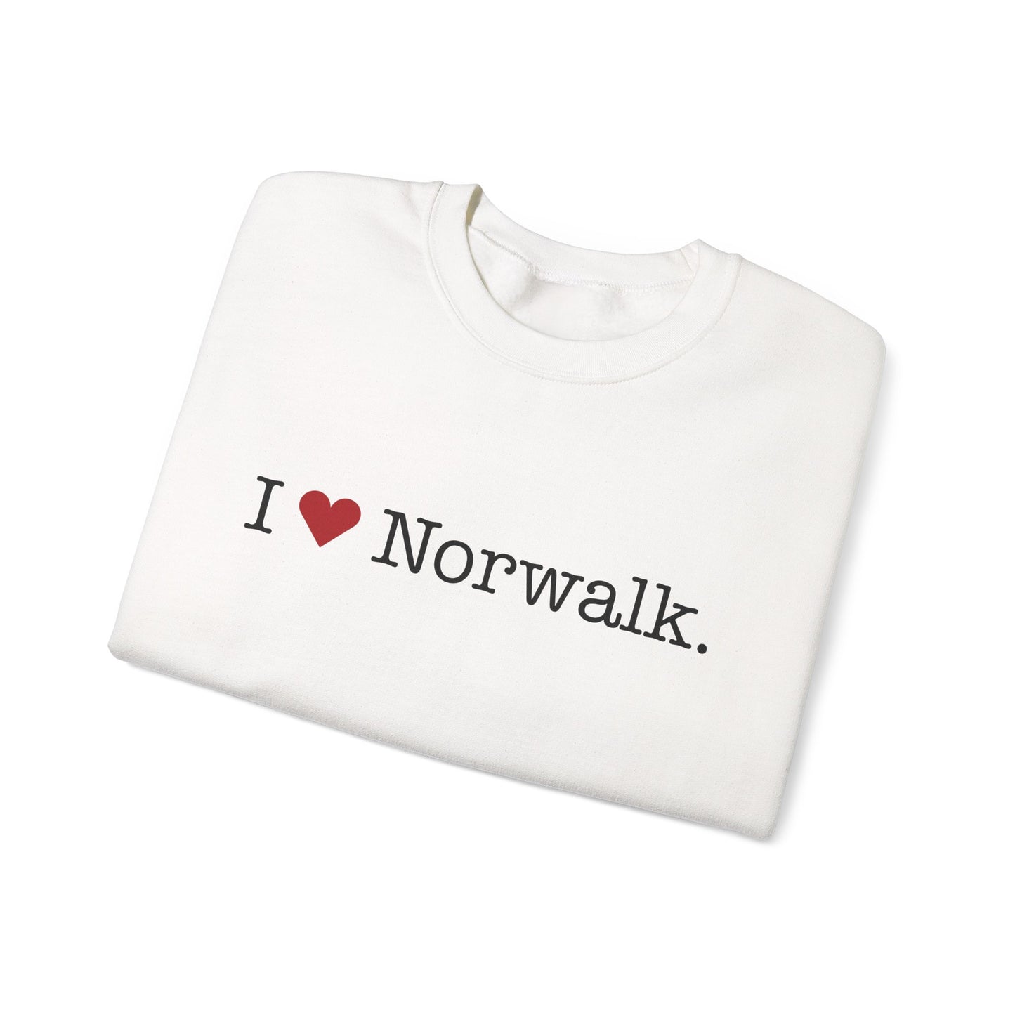 I Heart Norwalk. Unisex Heavy Blend™ Crewneck Sweatshirt