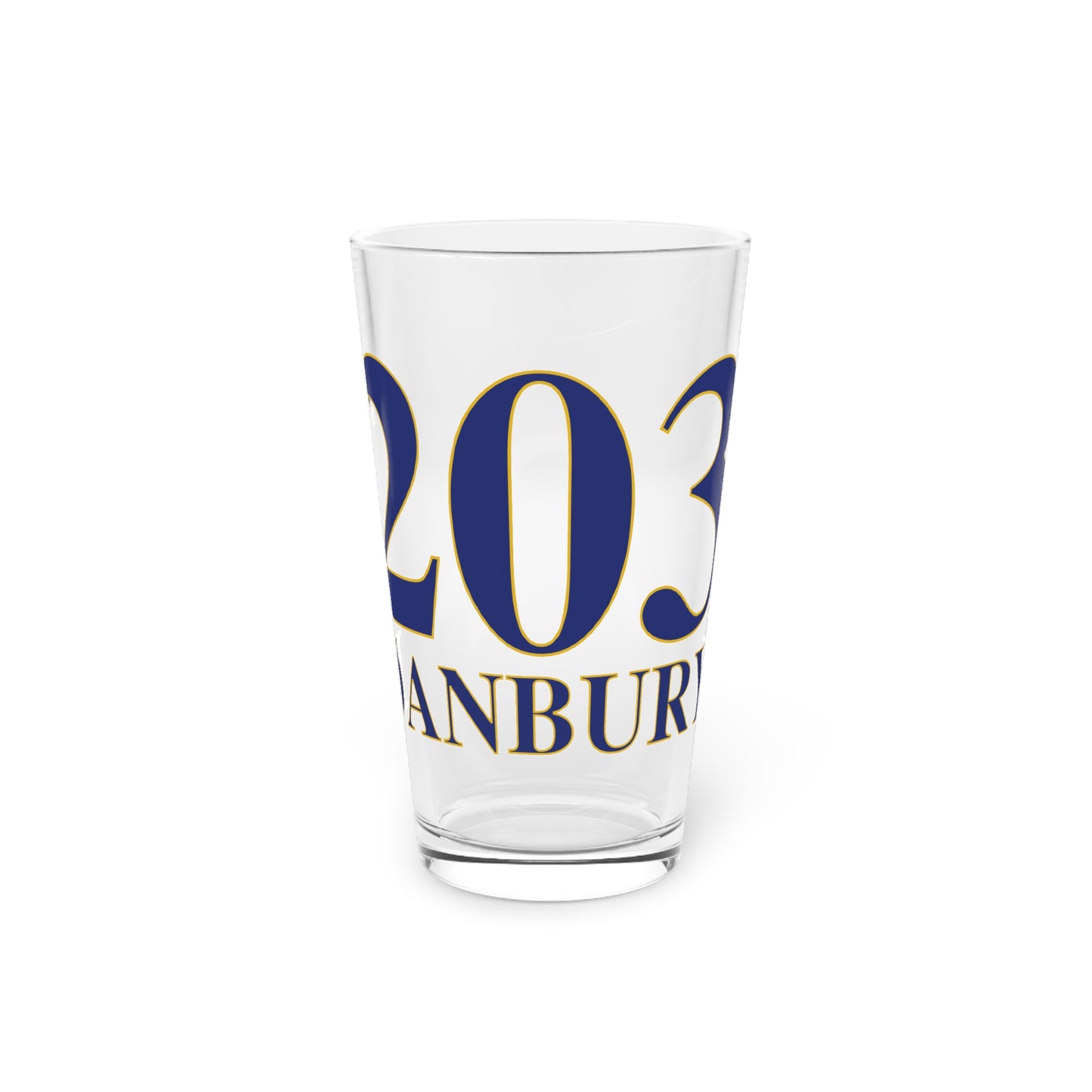 203 Danbury Pint Glass, 16oz