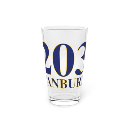 203 Danbury Pint Glass, 16oz