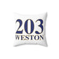 203 Weston Spun Polyester Square Pillow