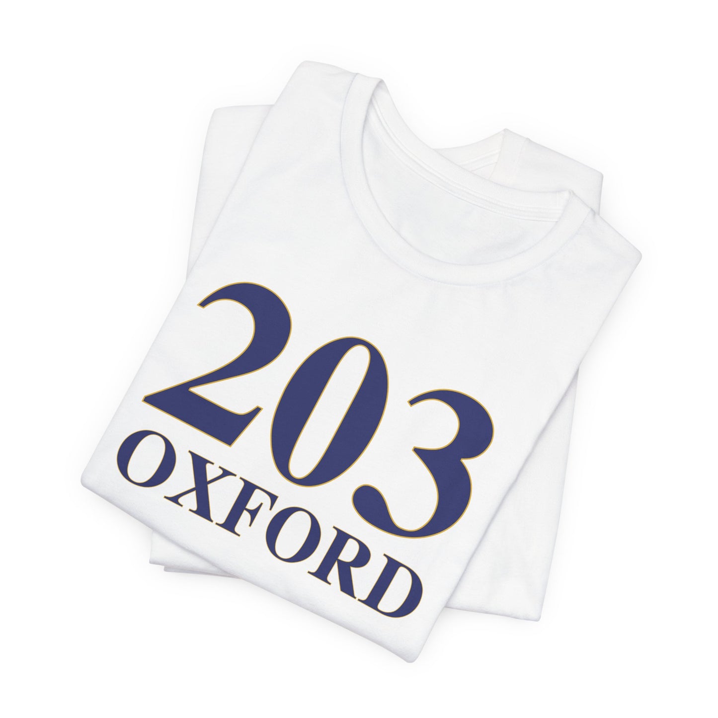203 Oxford Unisex Jersey Short Sleeve T-Shirt