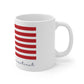 Old Saybrook Connecticut Flag Mug 11oz