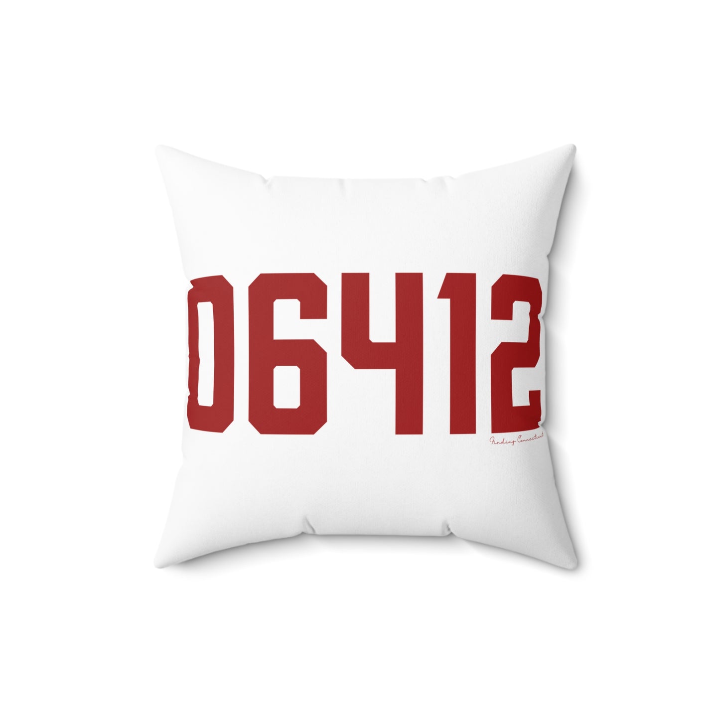 06412 Chester Connecticut Zip Code Spun Polyester Square Pillow