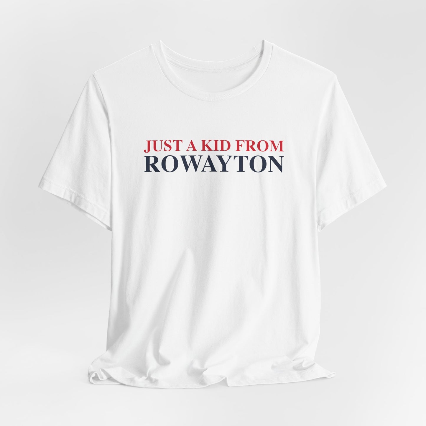 Just a kid from Rowayton Unisex Jersey Short Sleeve T-Shirt