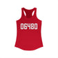 06480 Portland CT Zip Code Women's Ideal Racerback Tank Top