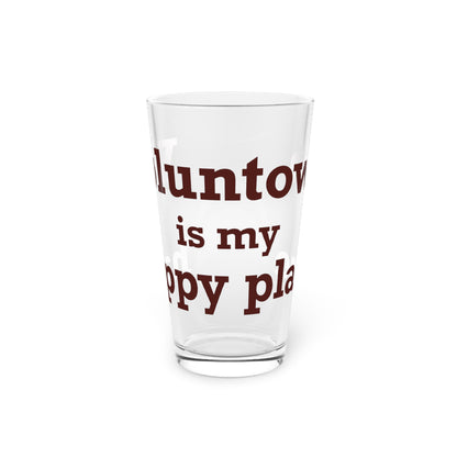 Voluntown is My Happy Place Pint Glass, 16oz