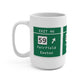 Vintage Merritt Parkway Exit 46 Sign Mug 15oz