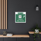 Vintage WCP Exit 60 Sign Matte Canvas, Stretched, 1.25"