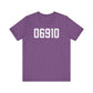 06910 Stamford CT Zip Code Unisex Jersey Short Sleeve T-Shirt