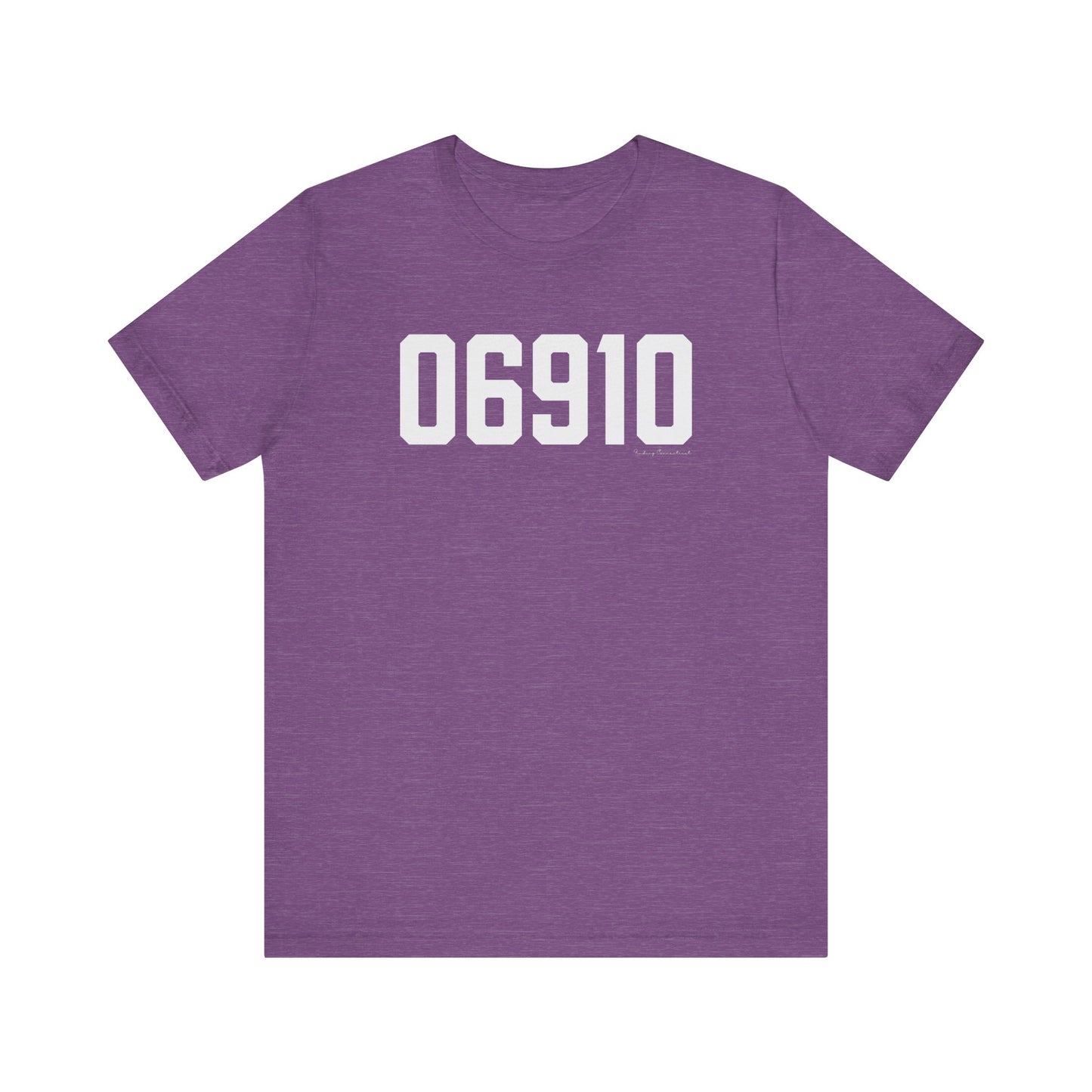 06910 Stamford CT Zip Code Unisex Jersey Short Sleeve T-Shirt