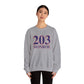 203 Monroe Red White & Blue Unisex Heavy Blend™ Crewneck Sweatshirt