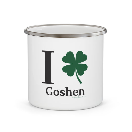 I Clover Goshen Enamel Camping Mug