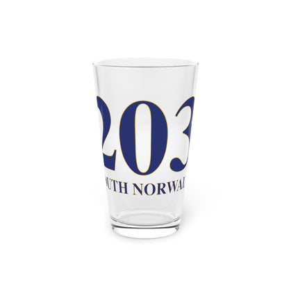 203 South Norwalk Pint Glass, 16oz
