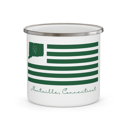 Montville Connecticut St. Patrick’s Day Flag Enamel Camping Mug