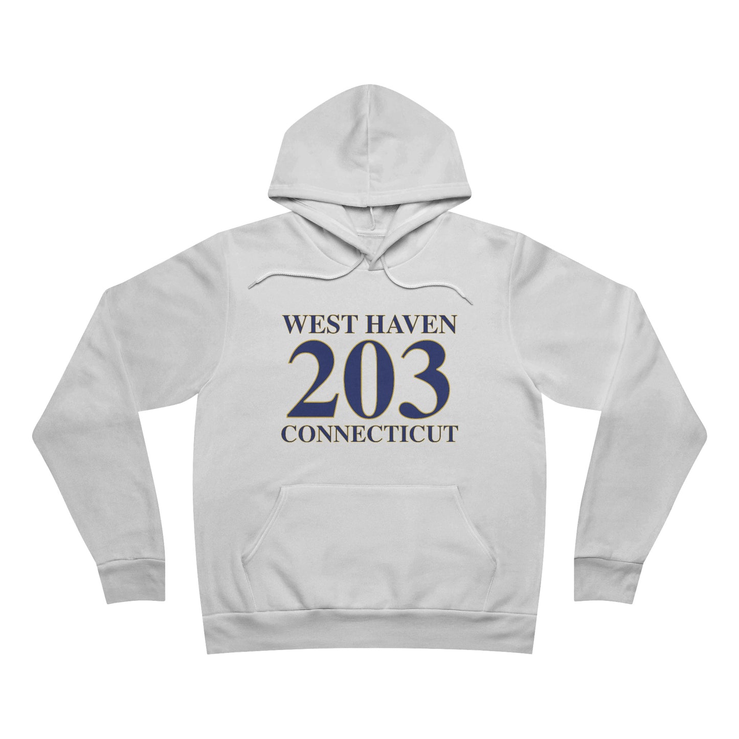 West Haven 203 Connecticut Unisex Sponge Fleece Pullover Hoodie