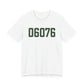 06076 Union Connecticut Zip Code Unisex Jersey Short Sleeve T-Shirt