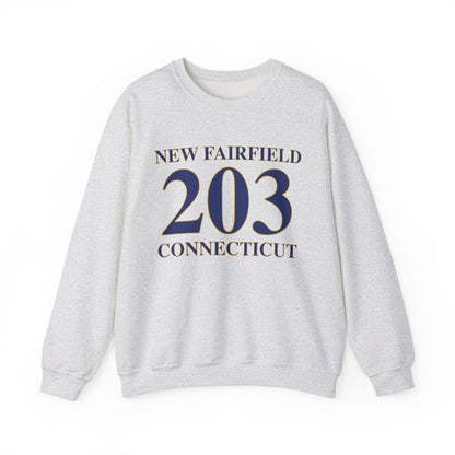 New Fairfield 203 Connecticut Unisex Heavy Blend™ Crewneck Sweatshirt