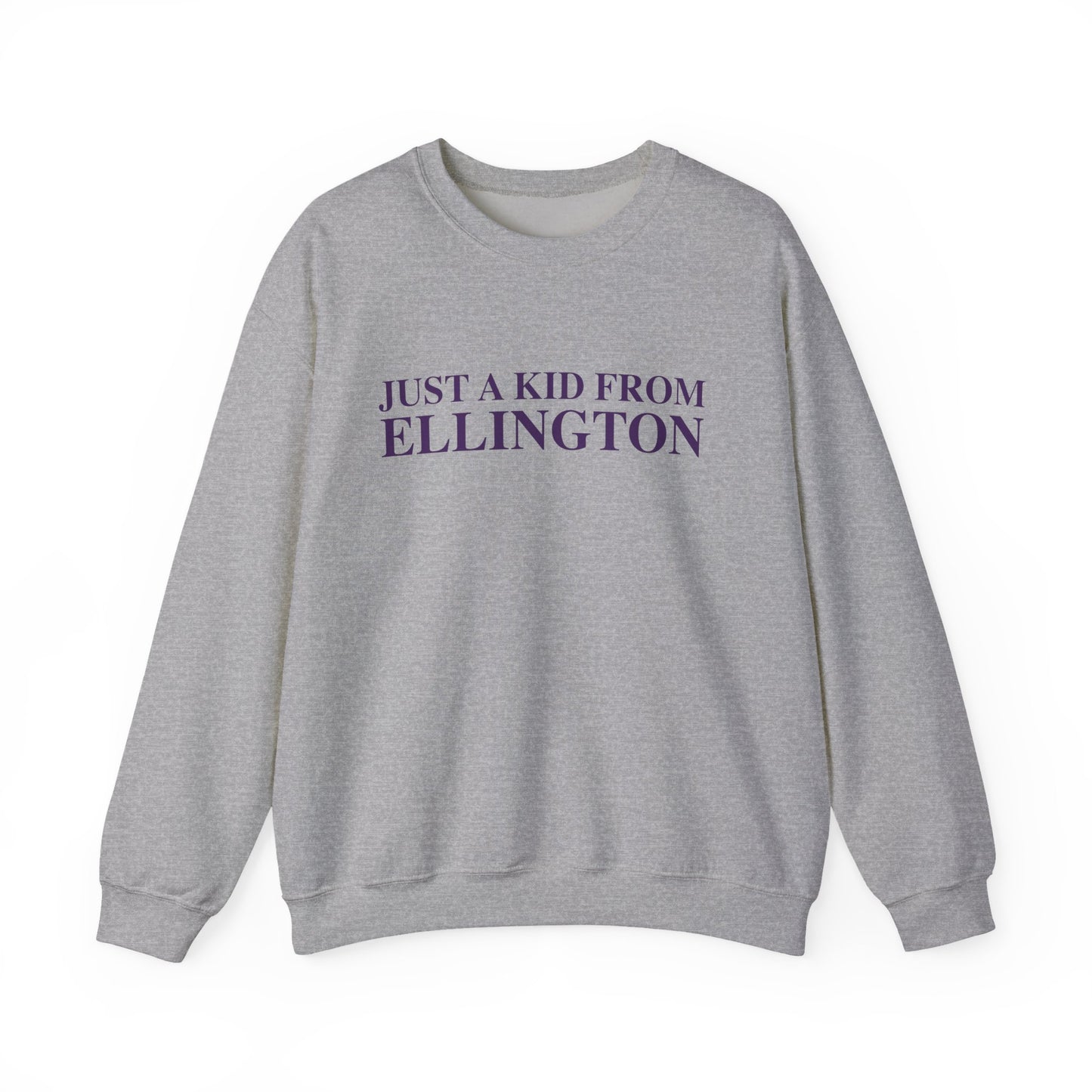 Just a kid from Ellington Unisex Heavy Blend™ Crewneck Sweatshirt
